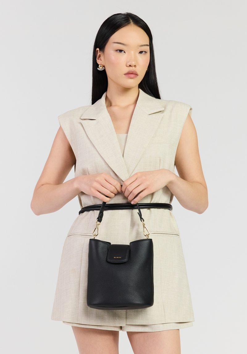 Leo Crossbody - Black Luxe