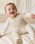 Organic Cotton Fernley Bodysuit - Forest Gathering