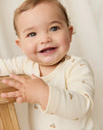 Organic Cotton Fernley Bodysuit - Forest Night Acorns