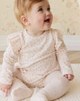 Organic Cotton Kinley Playsuit - Victoria Blush