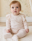 Organic Cotton Kinley Playsuit - Victoria Blush