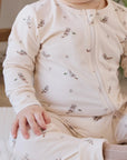 Reese Zip Onepiece - Otter Buddies Tofu