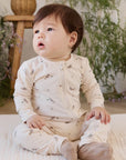 Reese Zip Onepiece - Otter Buddies Tofu