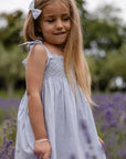 Organic Cotton Desiree Dress - Petite Check