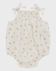 Cassie Playsuit - Simple Flowers Egret