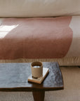 Stream Pink Clay | Pure Wool Throw