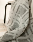 Grey Check | Pure Wool Throw