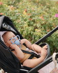 Rattle Teether Daisy - Faded Denim