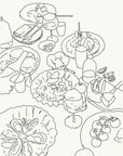 Father Rabbit | Tea Towel | Lunch
