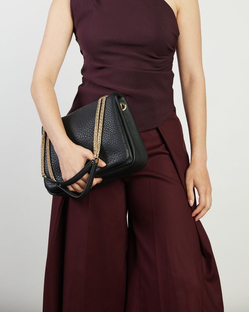 Florence Shoulder Bag | Black Bubble
