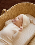 Merino Long Sleeve Bodysuit - Natural