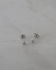 Mini Rock Studs | Silver