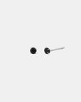 Mini Rock Studs Black | Silver