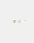 Mini Rock Studs | Gold