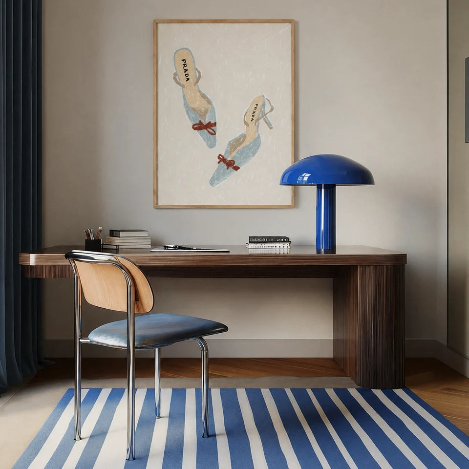 Prada Powder Blue Print | A3