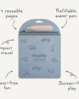 Mushie Reusable Water Colour Pad - Vehicles