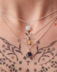 Intuition Intention Necklace -Silver