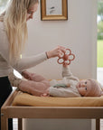 Rattle Teether Daisy - Soft Lilac