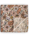 Mushie Swaddle - Retro Flowers