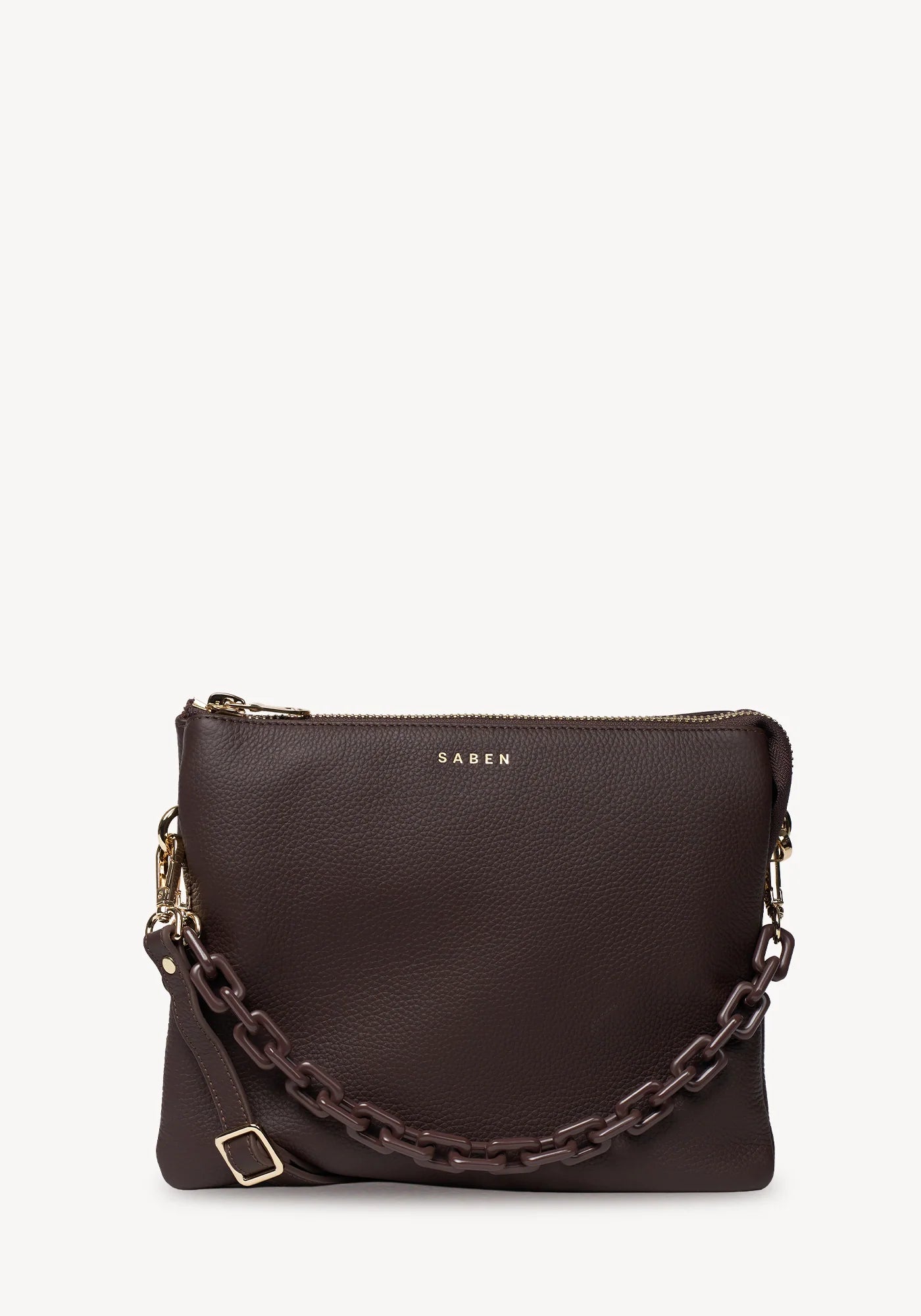 Matilda Crossbody | Cocao + Tonal Chain