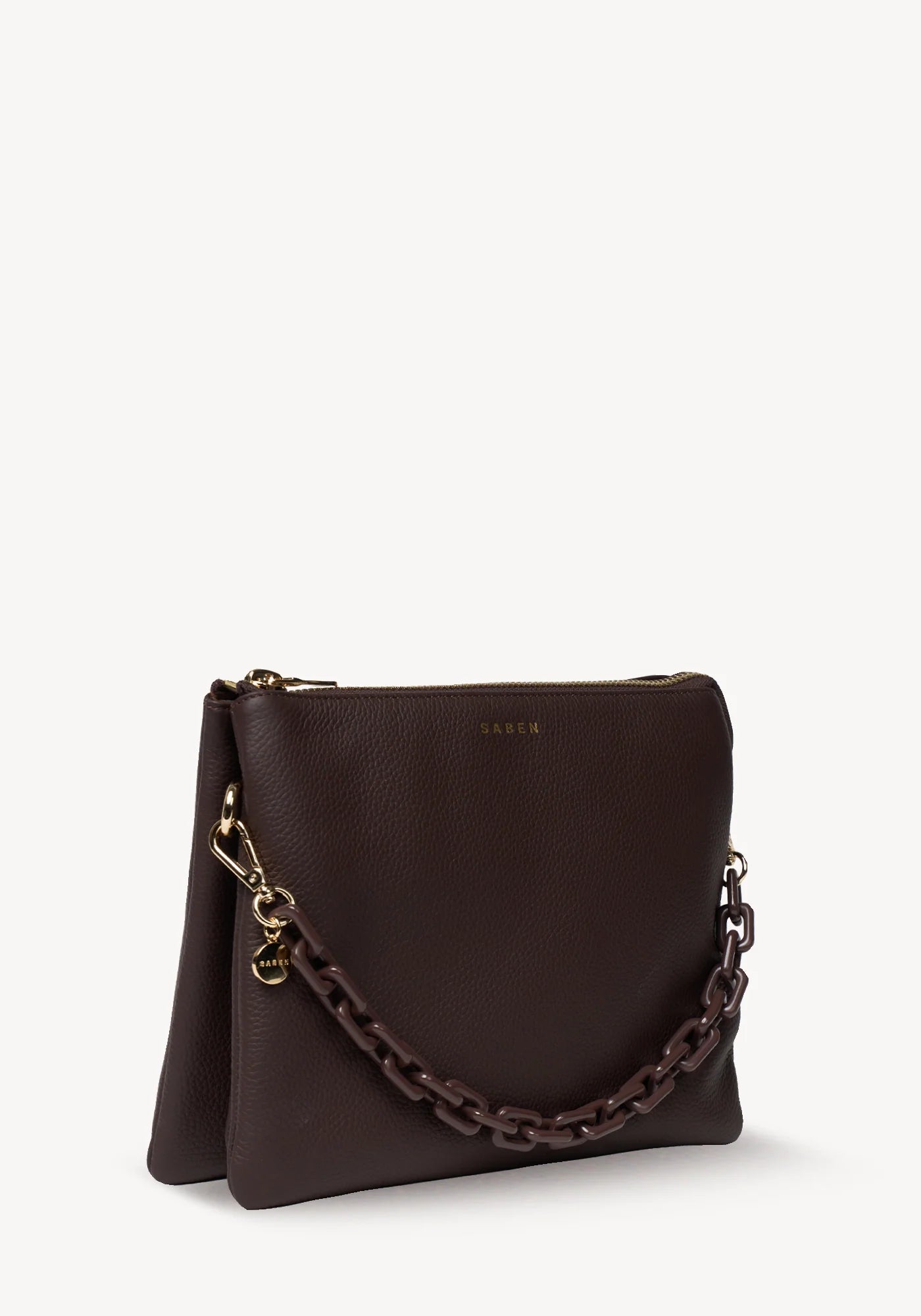 Matilda Crossbody | Cocao + Tonal Chain