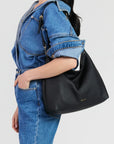 Miki Shoulder Bag - Black Luxe