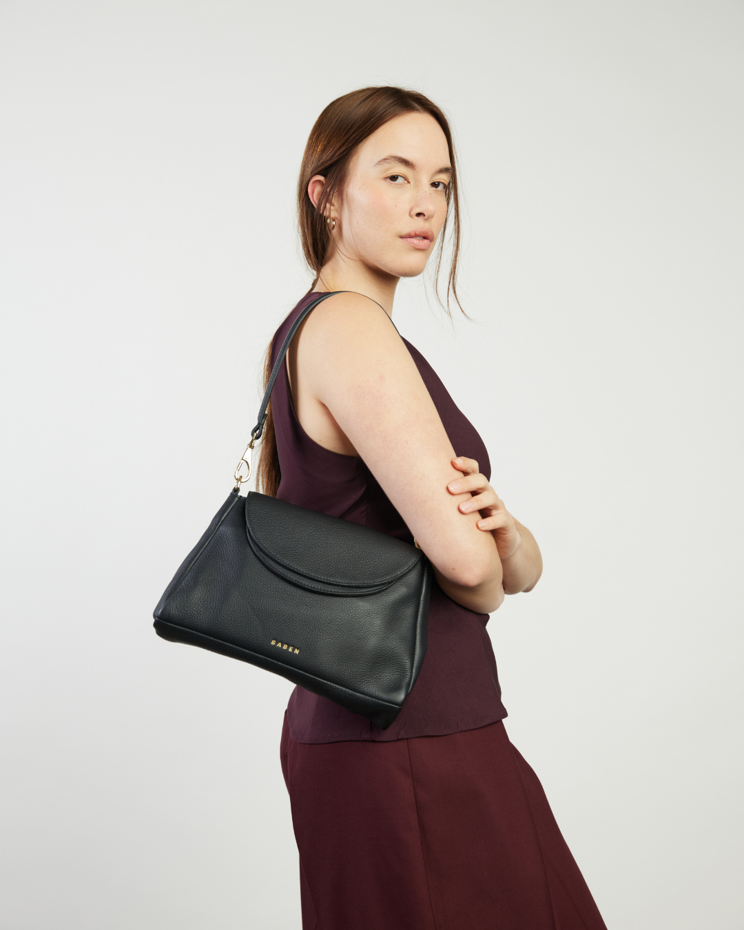 Beckett Crossbody | Black Luxe