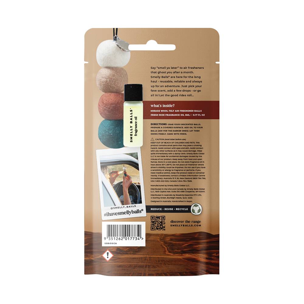 Mirage Smelly Balls With Fresh Ride Fragrance