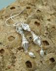 Sea Goddess Earrings - Silver