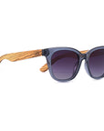 LILA GRACE MIDNIGHT BLUE l Smokey Gradient Lens l Walnut Arms