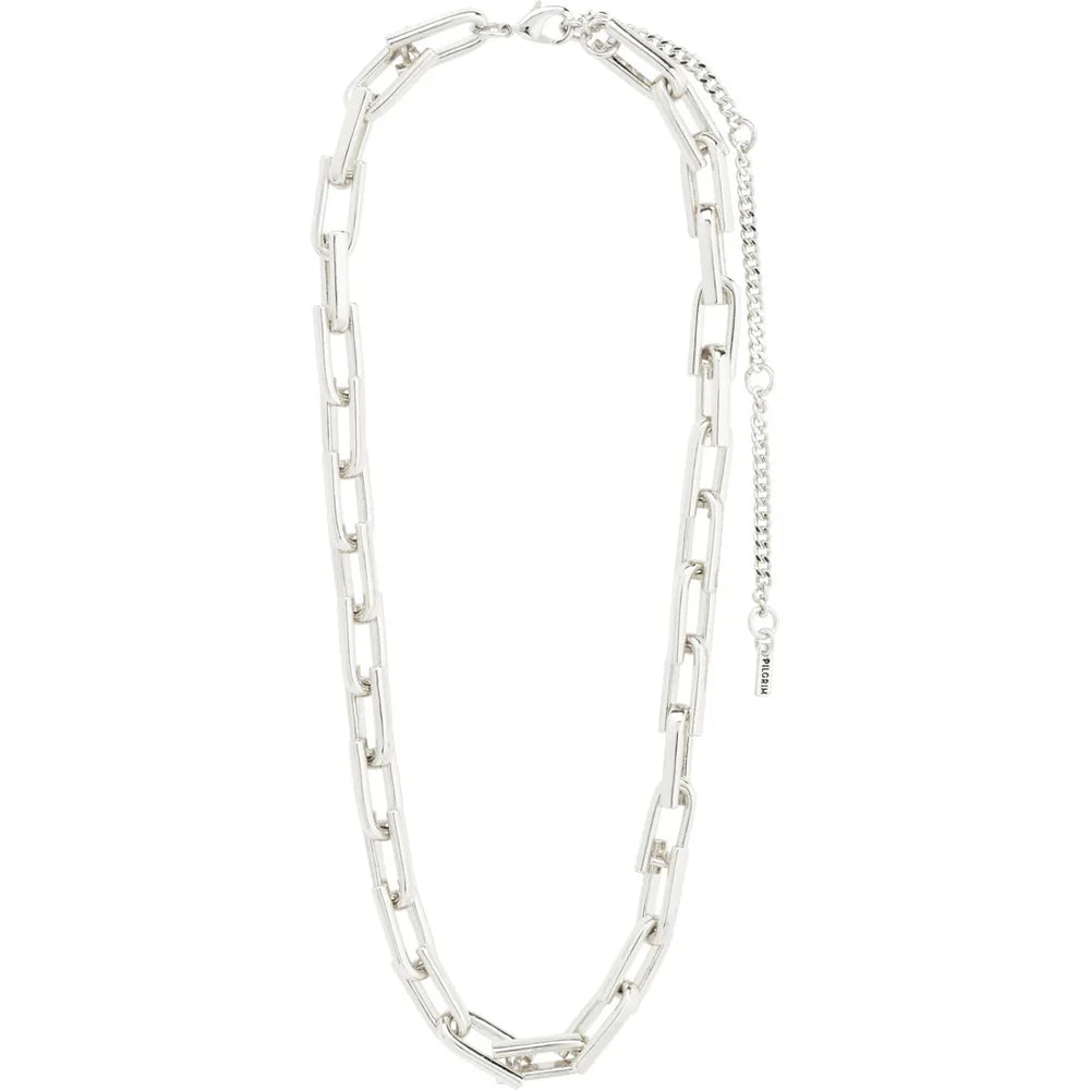 Stay Necklace - Silver Plated