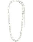 Stay Necklace - Silver Plated