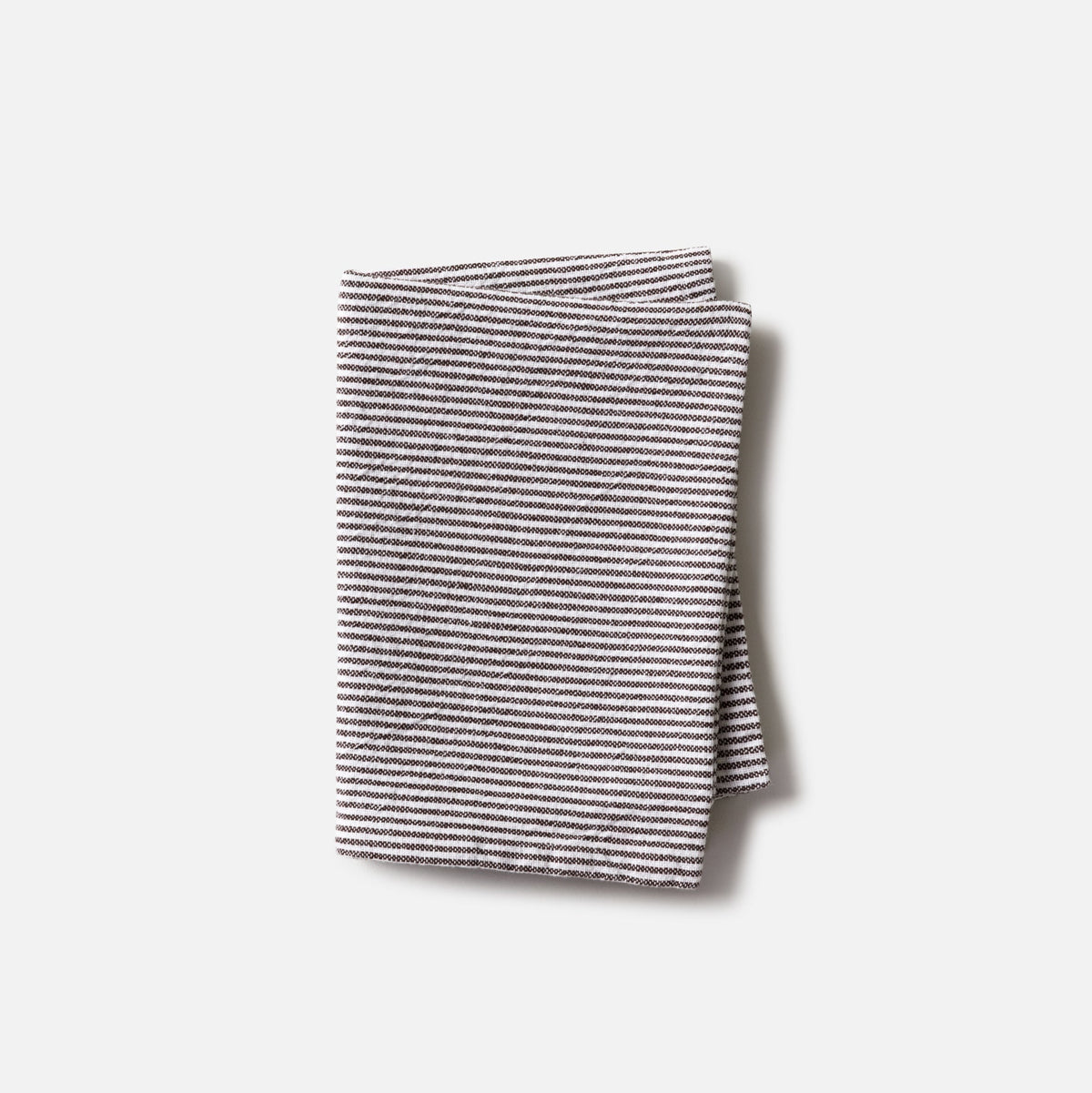 Stripe Washed Cotton Tea Towel | Cocoa