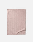 Stripe Washed Cotton Tea Towel | Brick