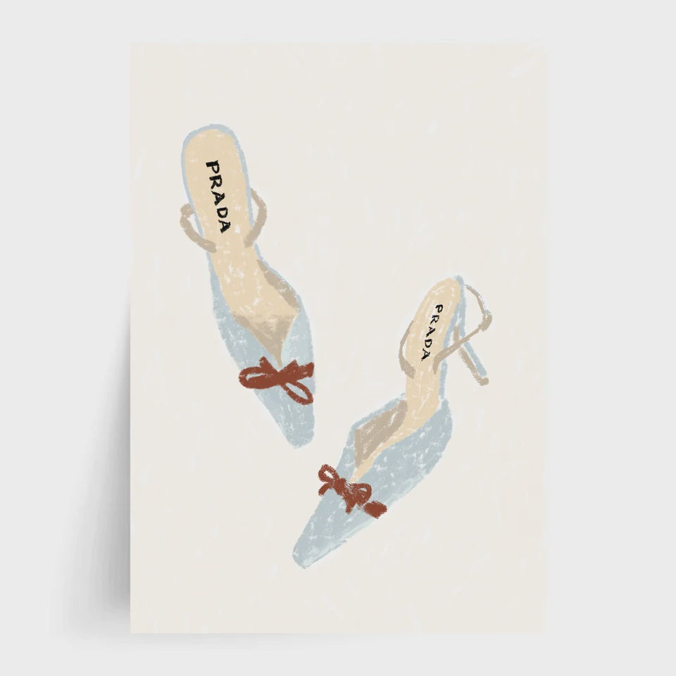 Prada Powder Blue Print | A3