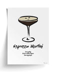 Espresso Martine Print | A3