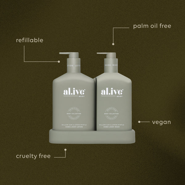 Wash &amp; Lotion Duo - Willow Gum &amp; Lemon Myrtle Duo