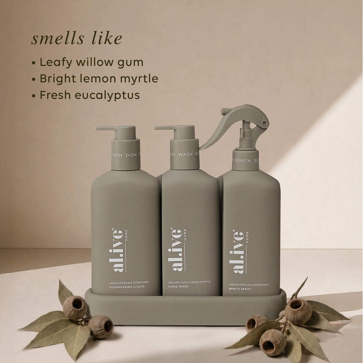Kitchen Trio - Willow Gum &amp; Lemon Myrtle