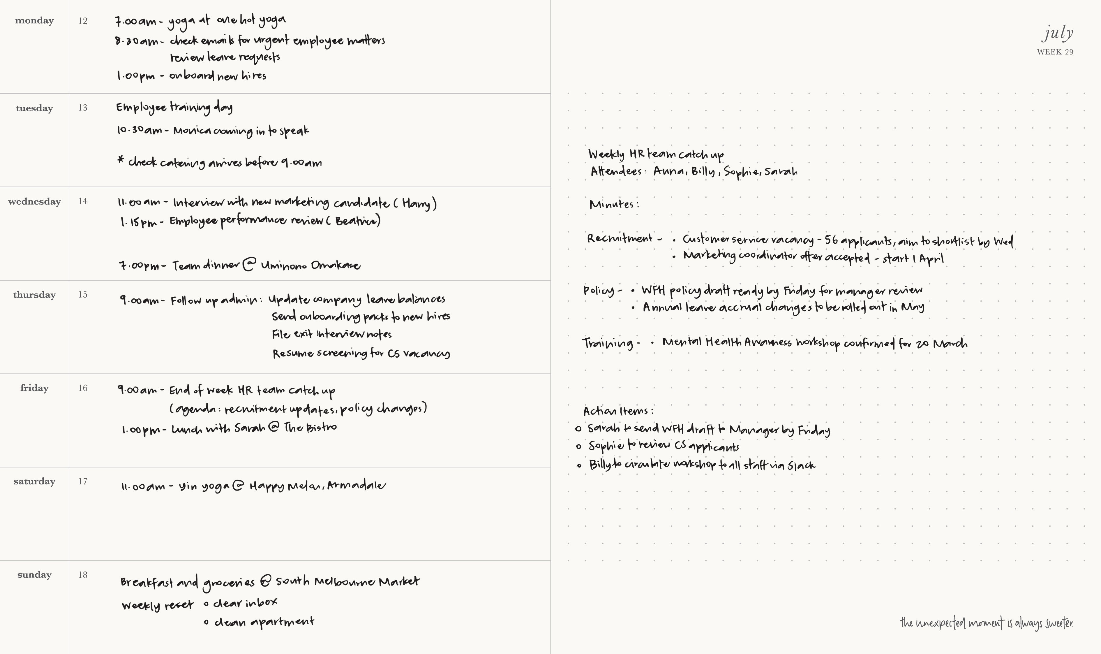 2027 Planner | Signature | Horizontal Weekly | Happenstance - PRE ORDER