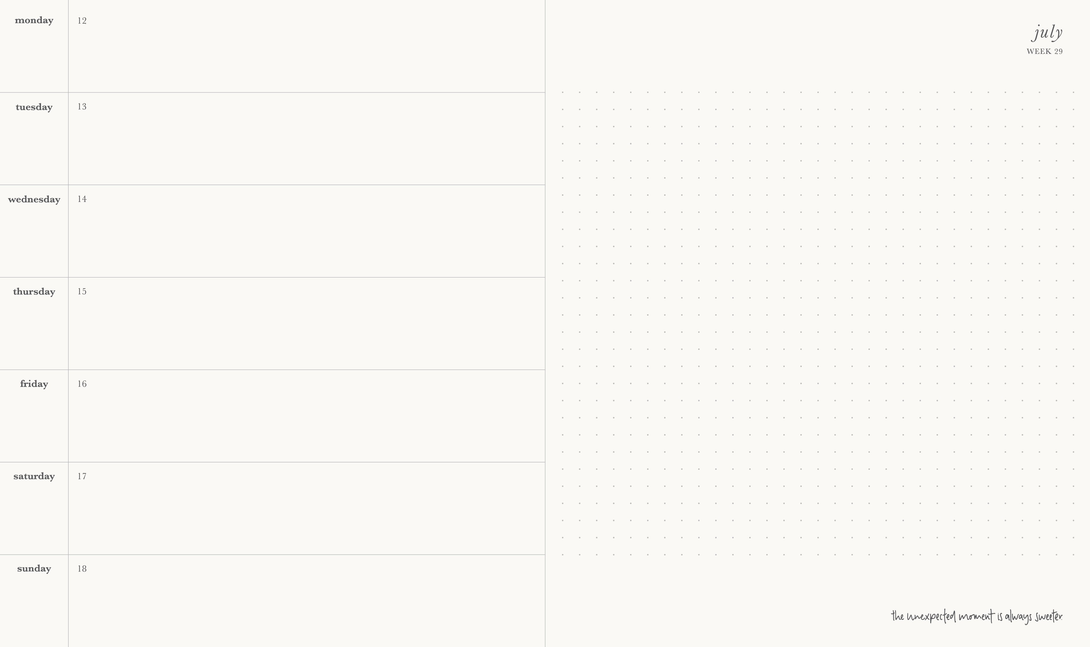 2027 Planner | Signature | Horizontal Weekly | Clover - PRE ORDER