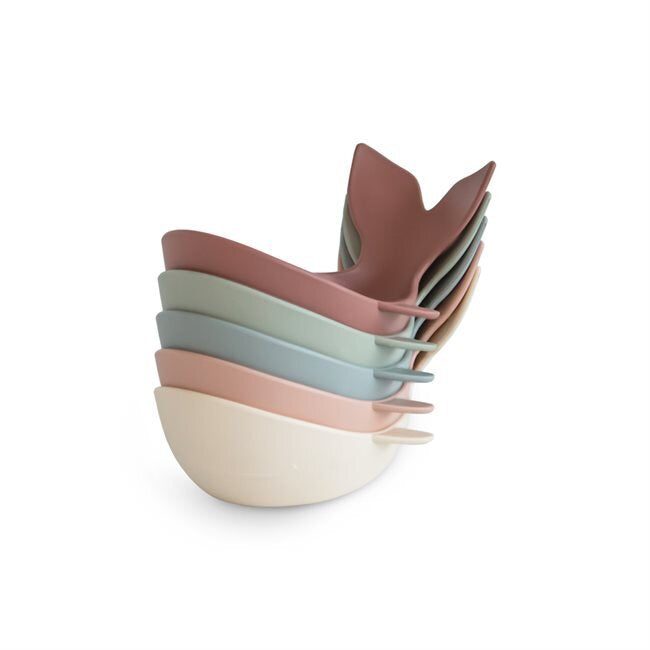 Mushie Whale Bath Stackers - Original