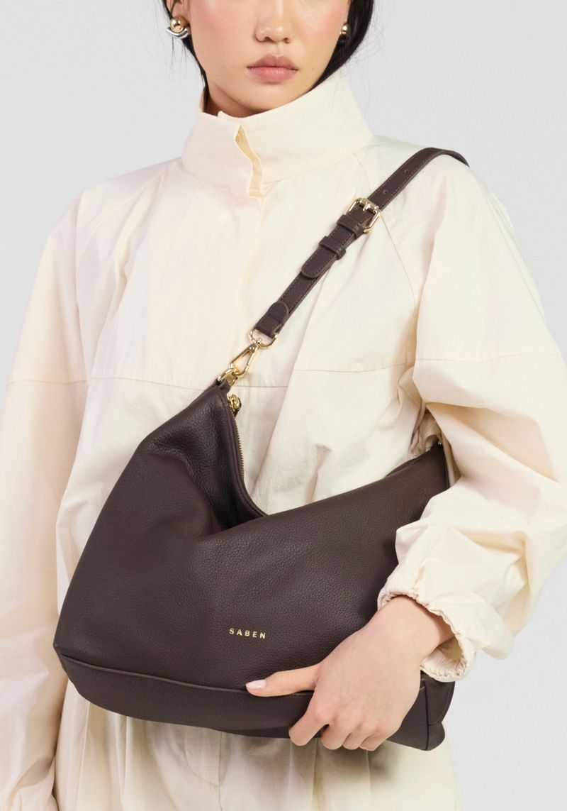 Miki Shoulder Bag - Cacao Luxe