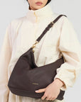 Miki Shoulder Bag - Cacao Luxe