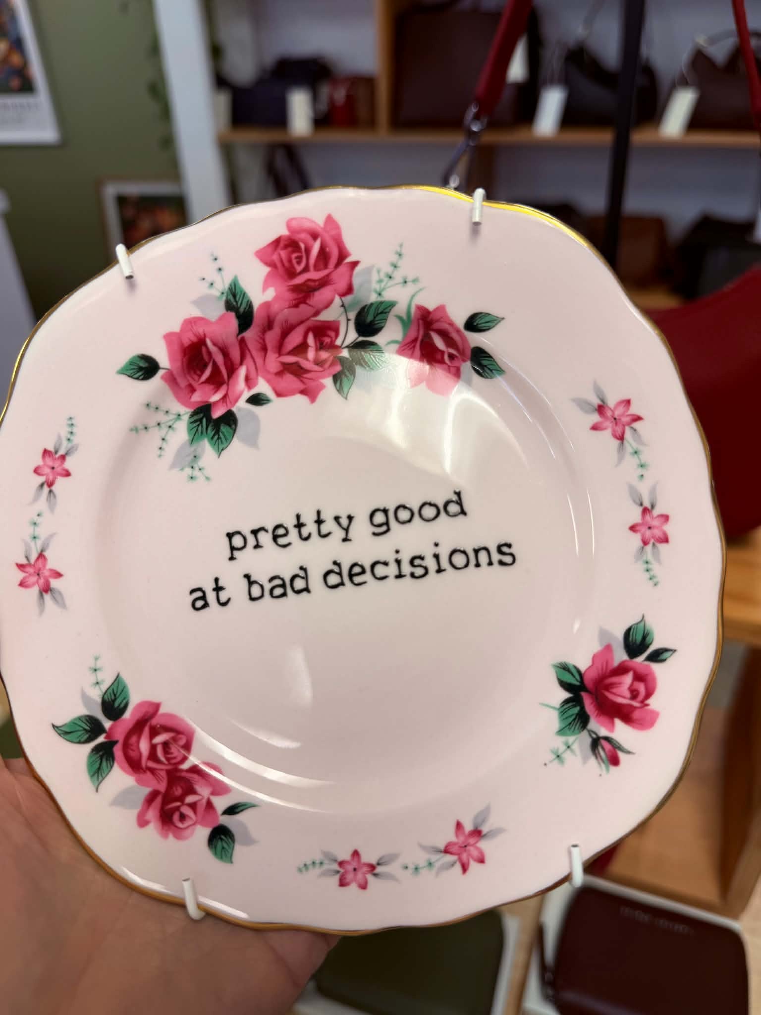 Pretty Good At Bad Decisions | Pink Floral