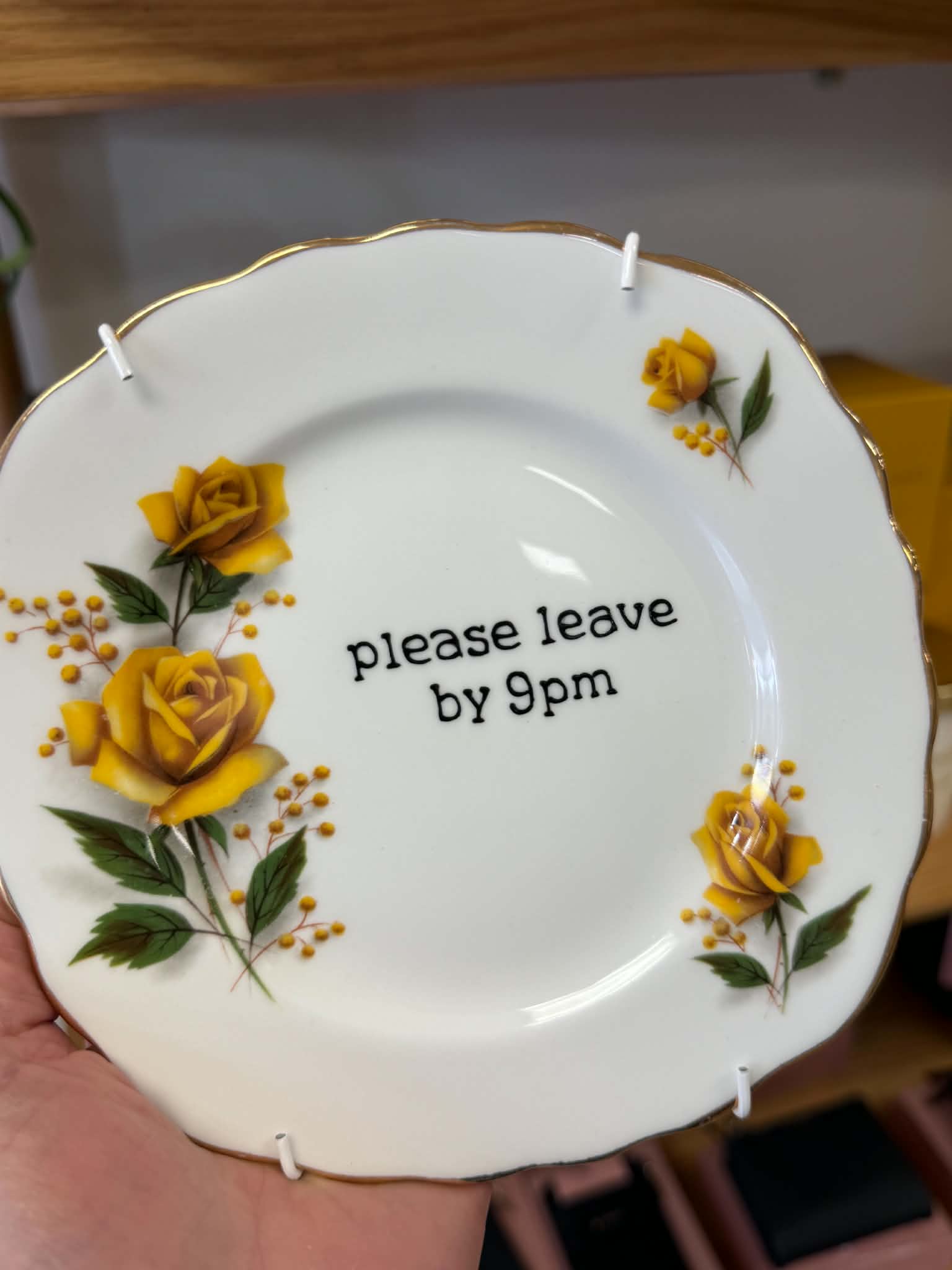 Please Leave By 9pm