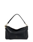 Claudia Shoulder Bag | Black Croc