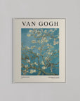 Almond Blossoms by Vincent Van Gogh | White Box Frame A1 wWhite Border