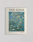 Almond Blossoms by Vincent Van Gogh | White Box Frame A2 wWhite Border
