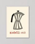 Bialetti Moka | A3 | White Box Frame