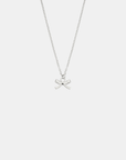 Bow Necklace | Silver